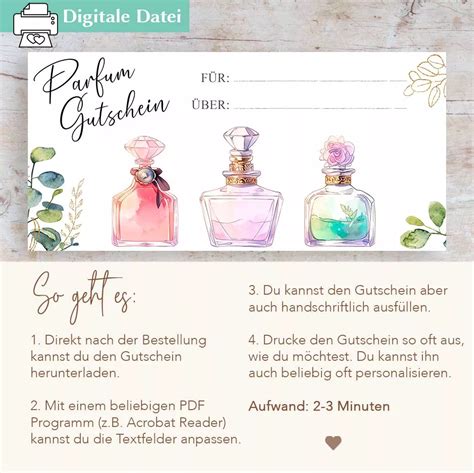 parfum zum ausdrucken.